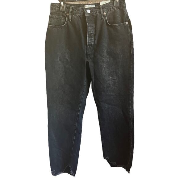 Free People We The Free The Tapered Baggy High Rise Boyfriend Fit Jeans Size 27 - Picture 3 of 10